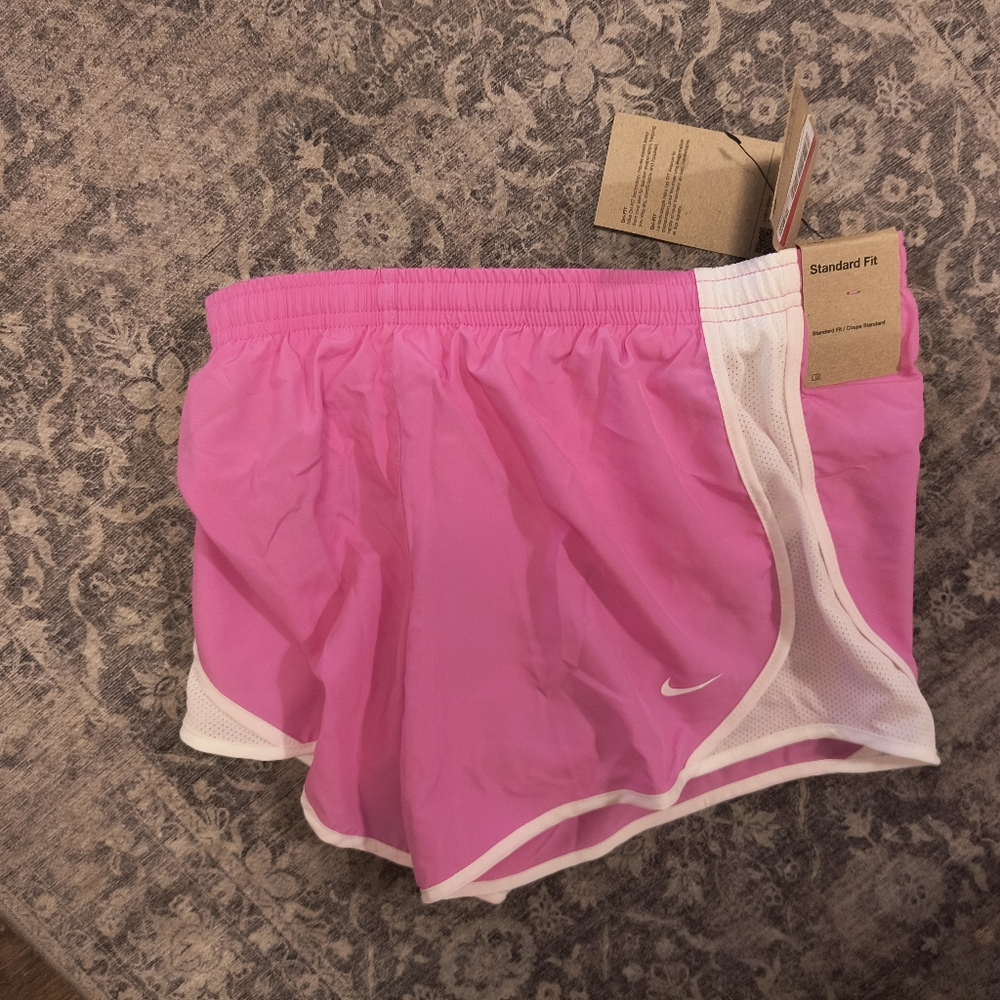 NWT Nike Girls shorts Pink & White